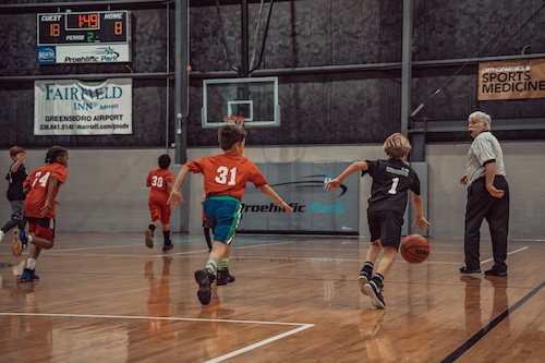elementary basketball in Greensboro
