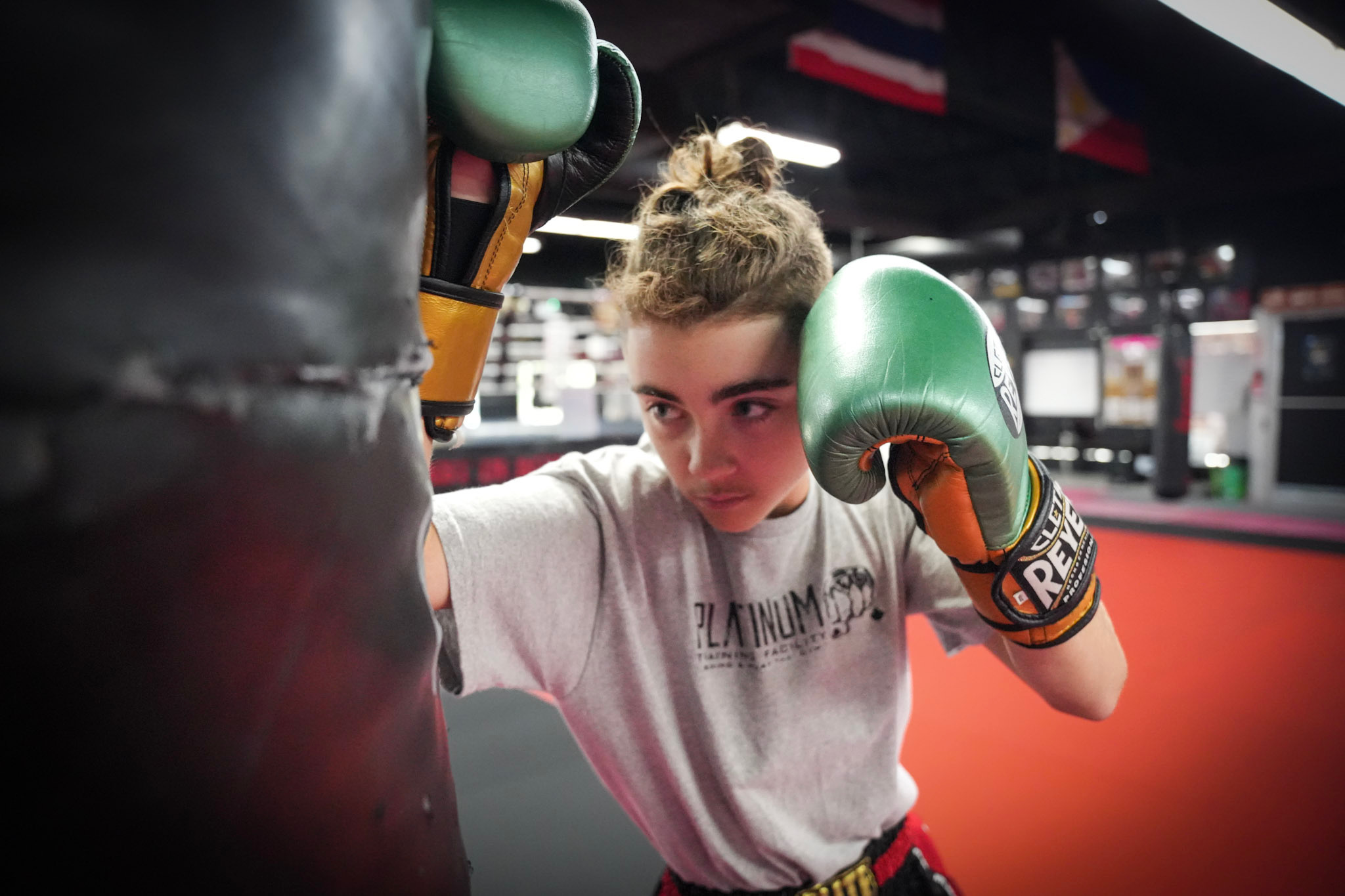 Muay Thai Training Action