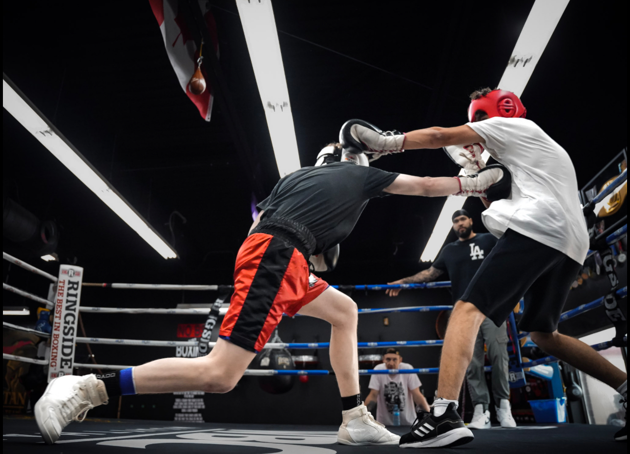 Teen Boxing In Ring 2