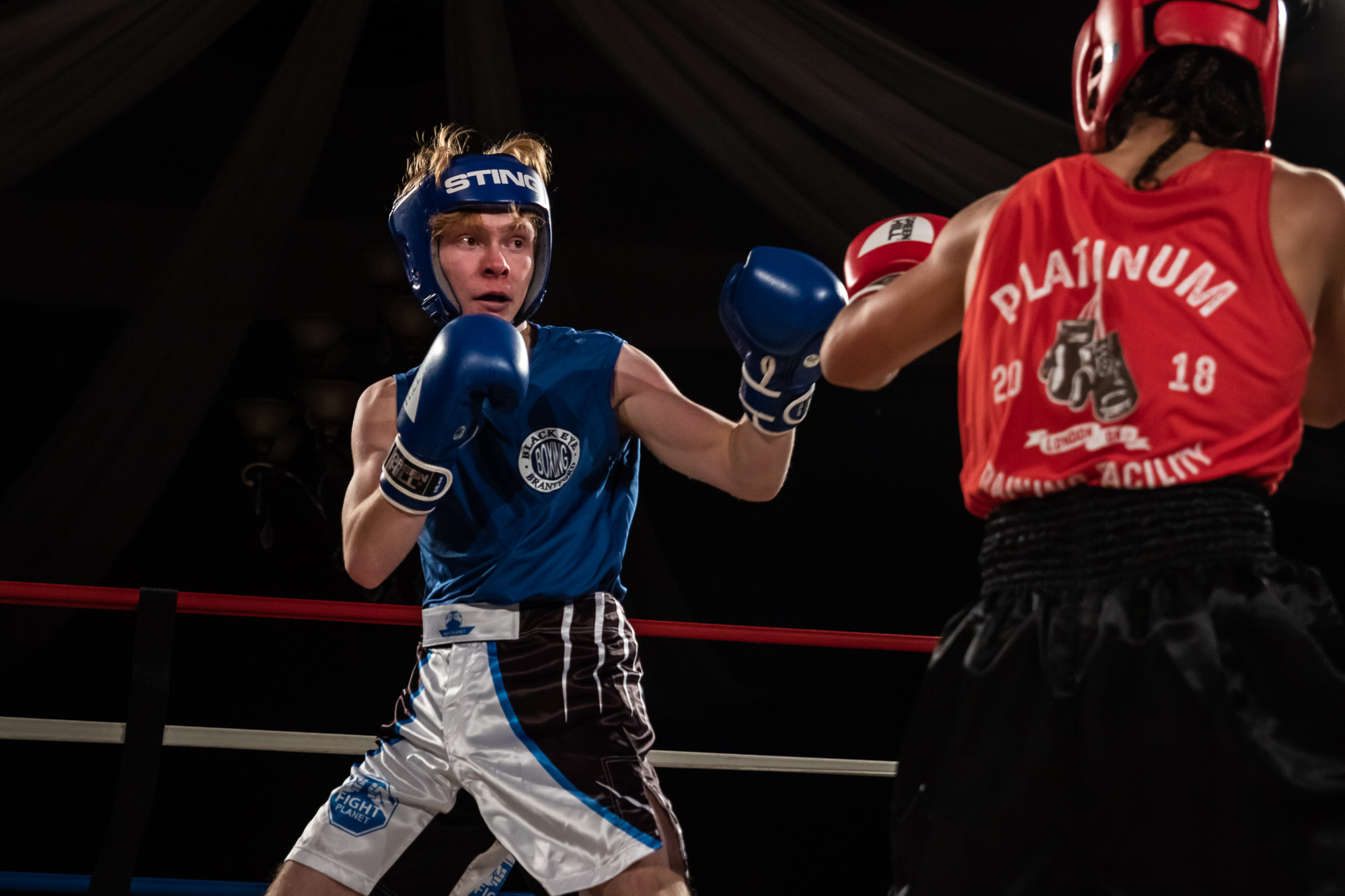 Teen Boxing In Ring 1