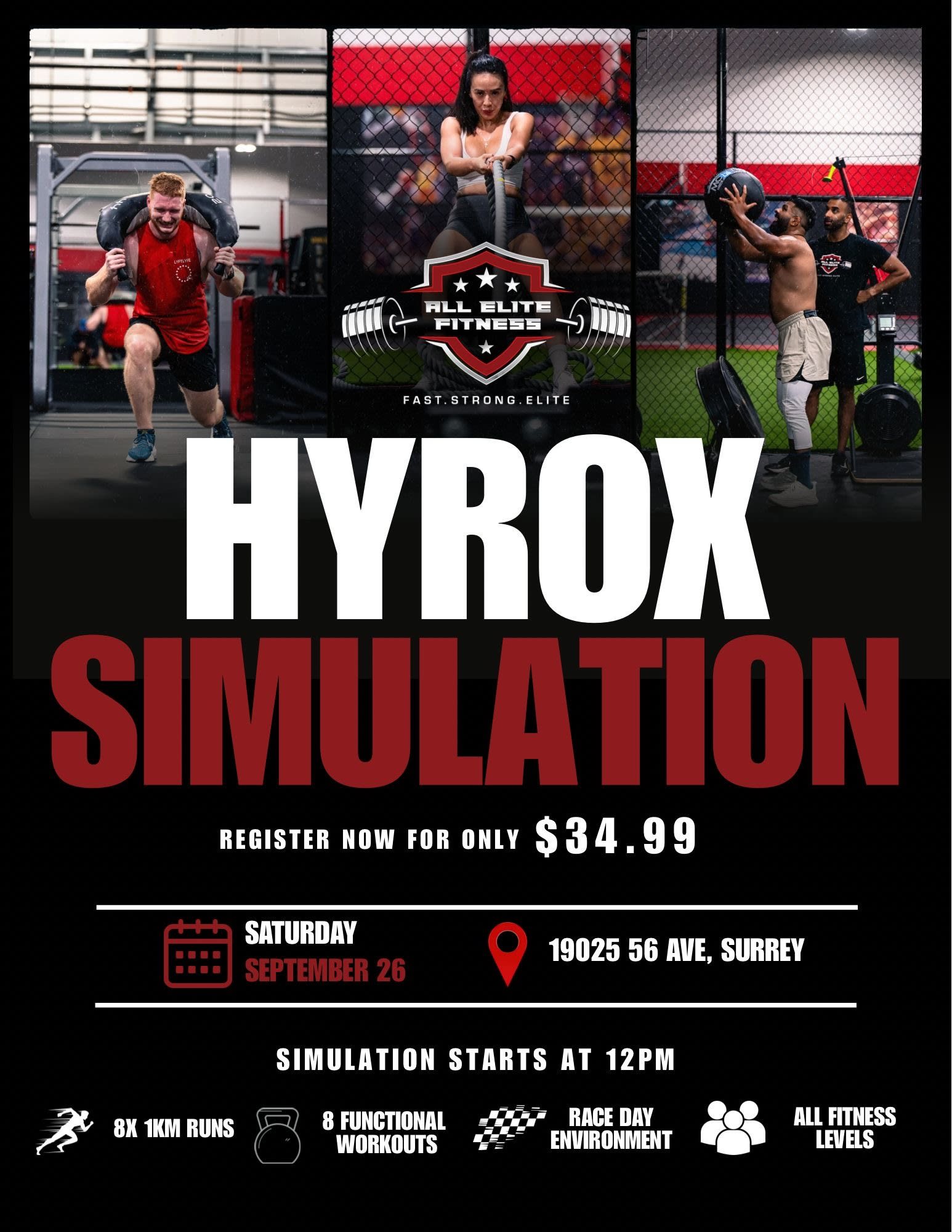 Hyrox Event near Surrey