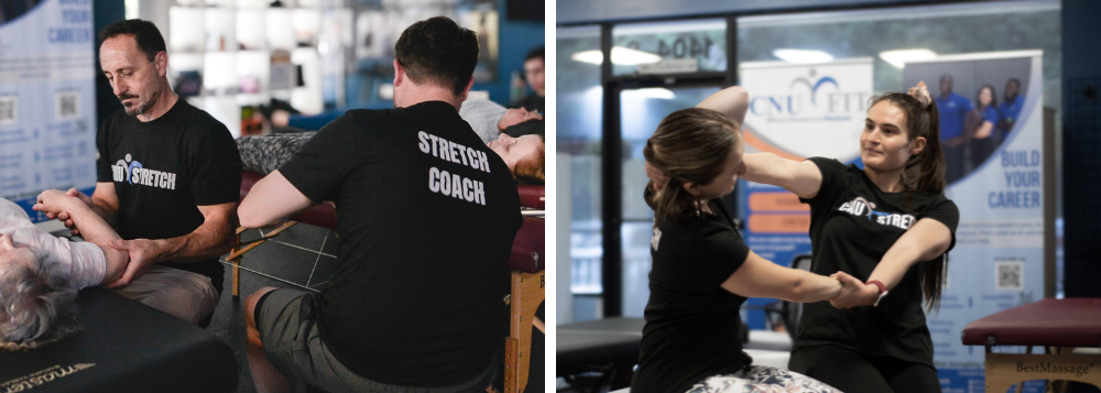 stretch therapy coaches working with clients