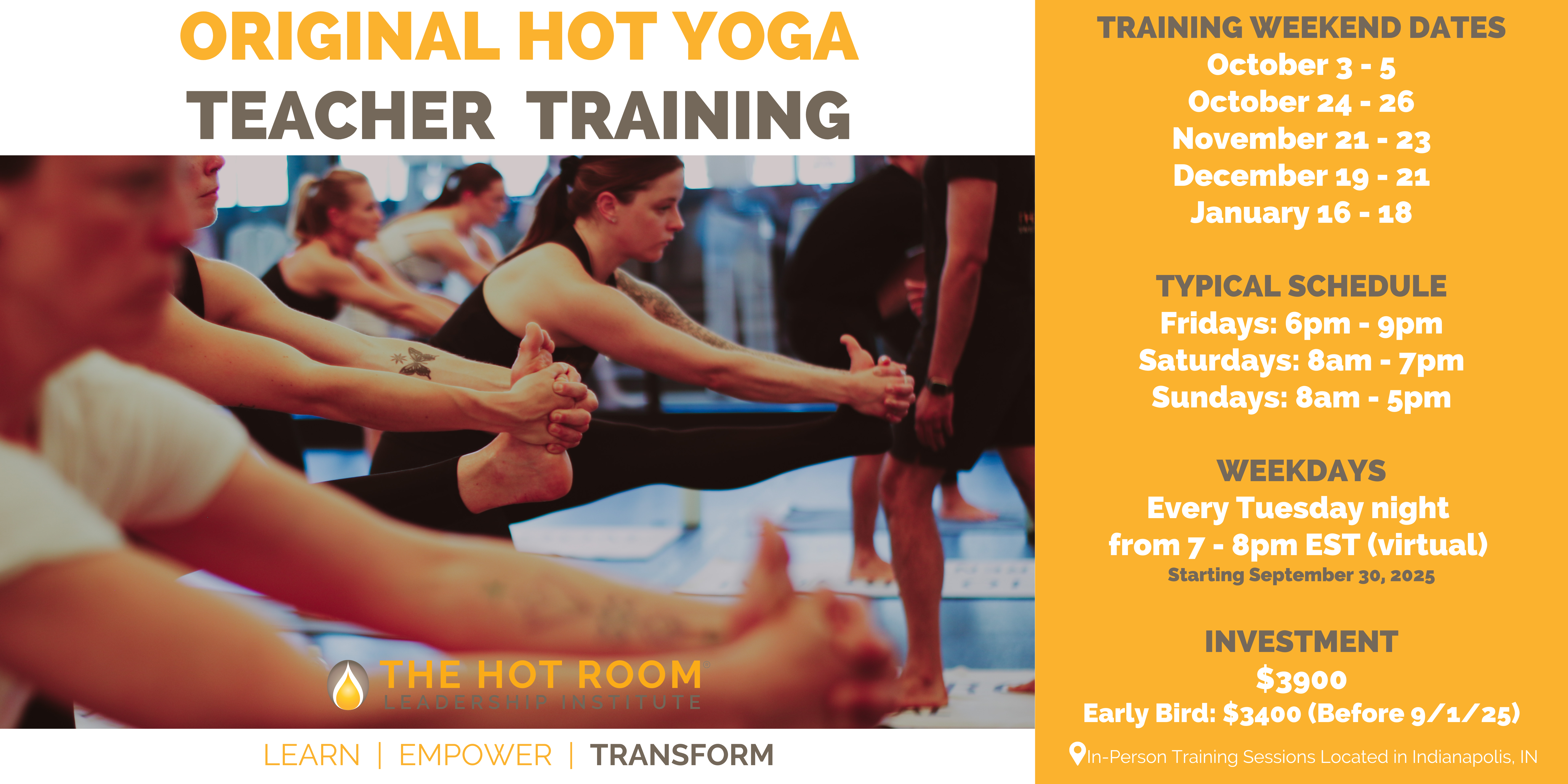 hot yoga teacher training