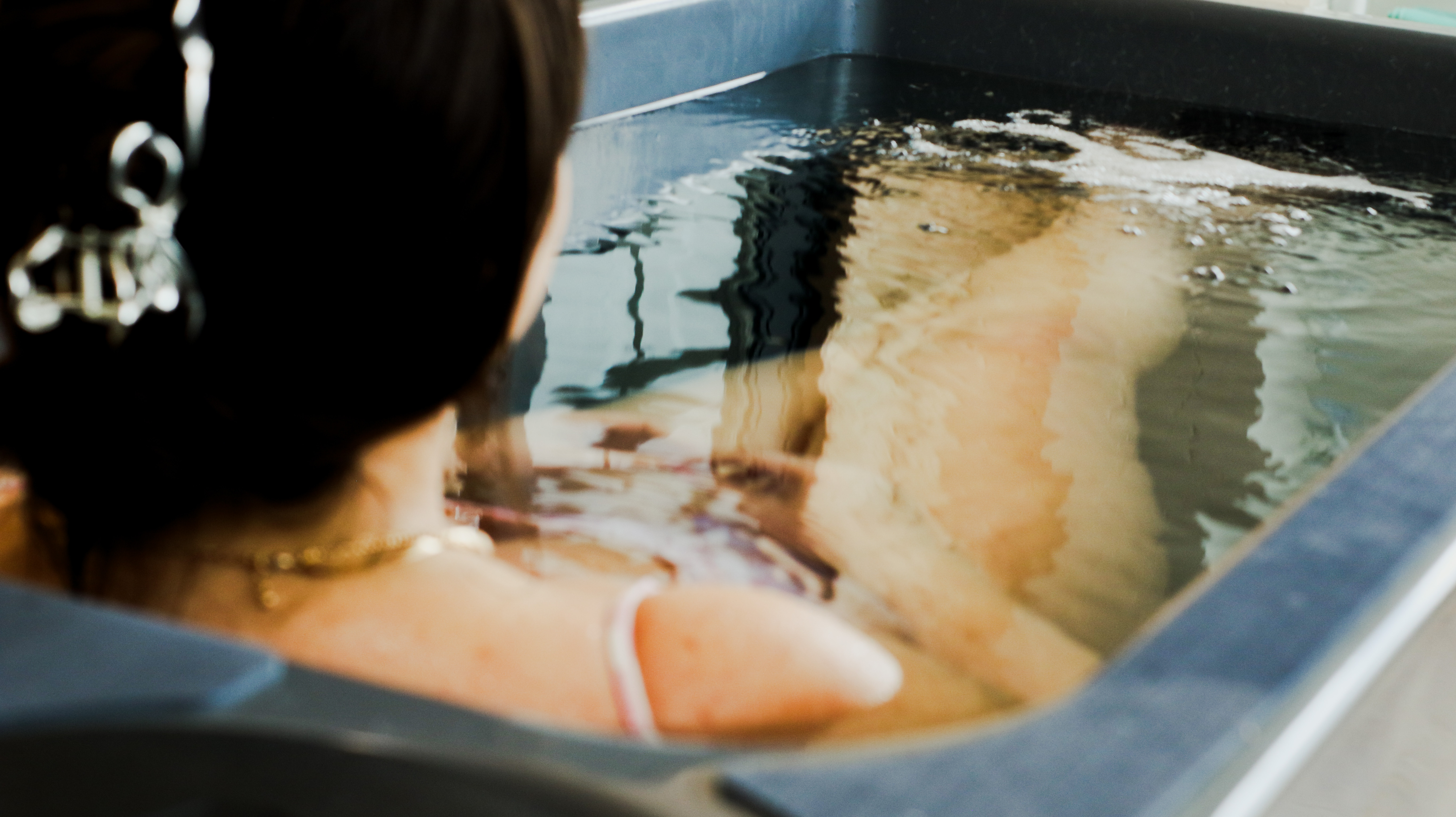 Participants enjoying Cold Therapy at The Hot Room