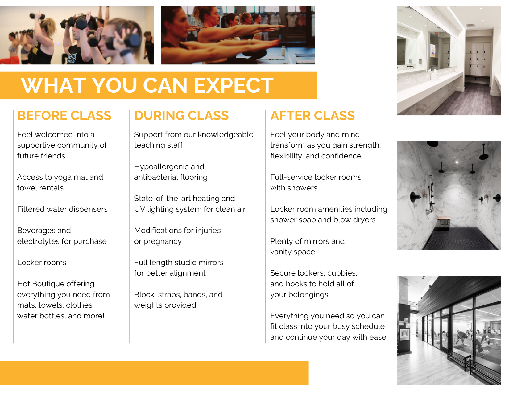 what to expect at The Hot Room Zionsville