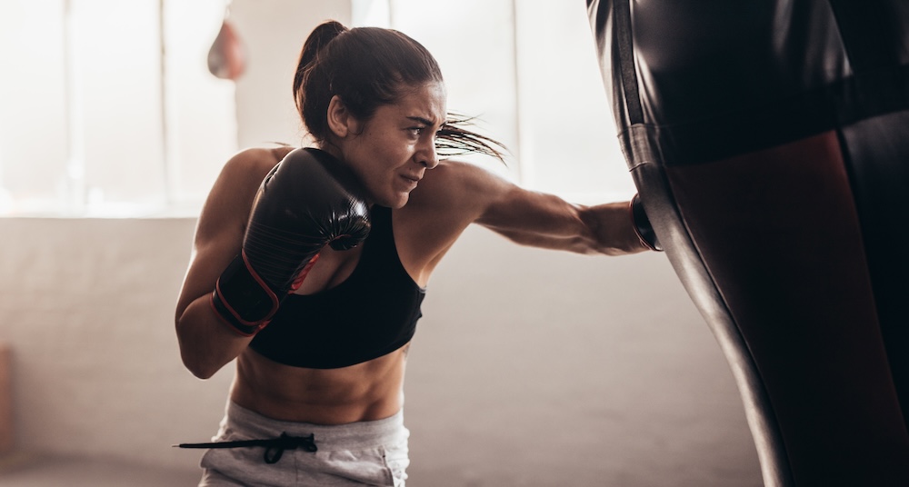fitness kickboxing classes near Houston