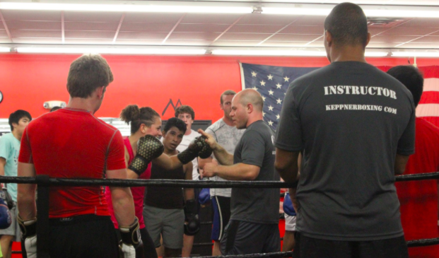 Boxing near Athens