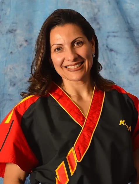 Instructor Lisethe Salcido with Brio Taekwondo