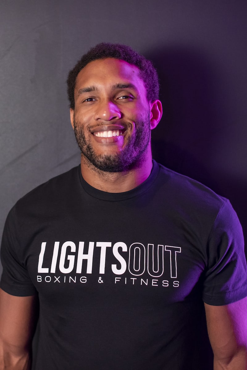 Trainer HUGH "THE PREACHER" PULLEY with Lights Out Boxing & Fitness