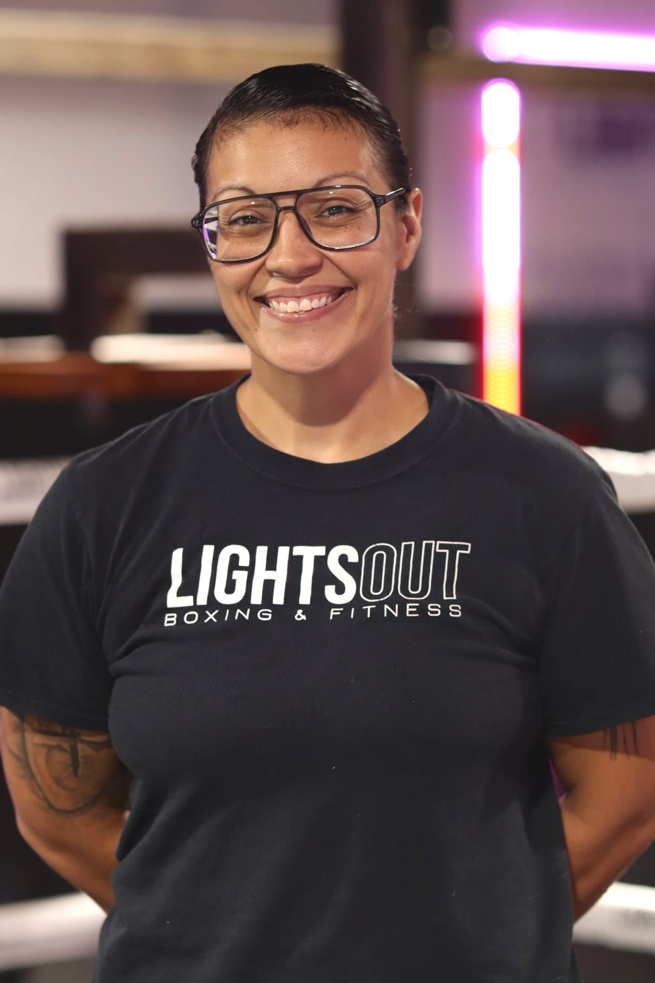 Trainer MARISSA PULLEY with Lights Out Boxing & Fitness