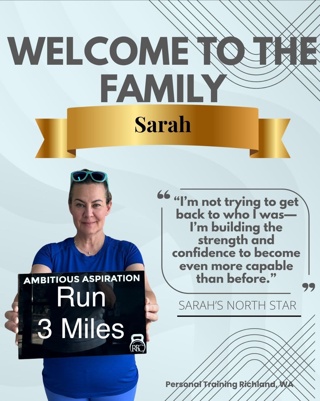 HELP US GIVE A HUGE RBC WELCOME TO SARAH! | Results Based Coaching