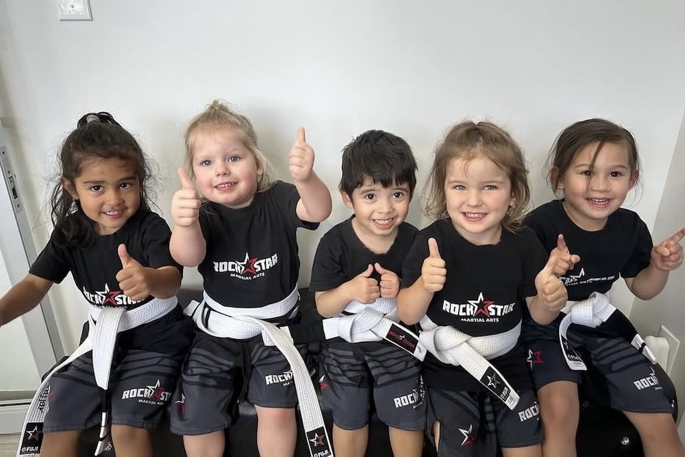 Preschool jiu jitsu at Rockstar Martial Arts