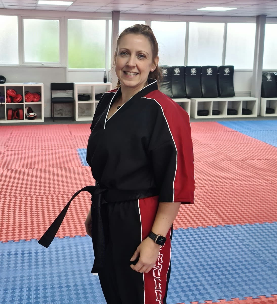 Instructor Kerry Fox 1st Dan with Paul Roberts Modern Martial Arts