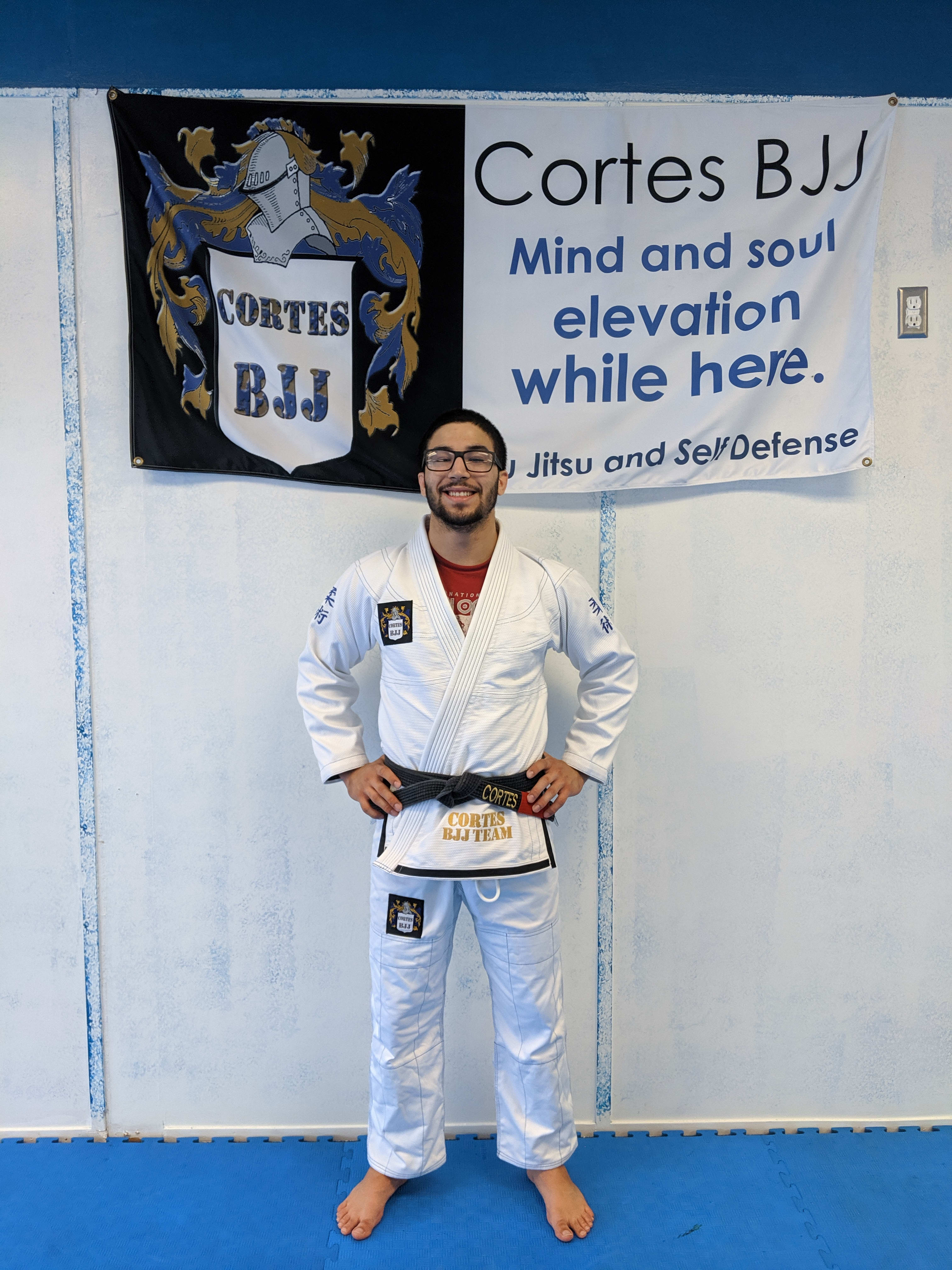 Instructor Nic Cortes with Cortes BJJ.