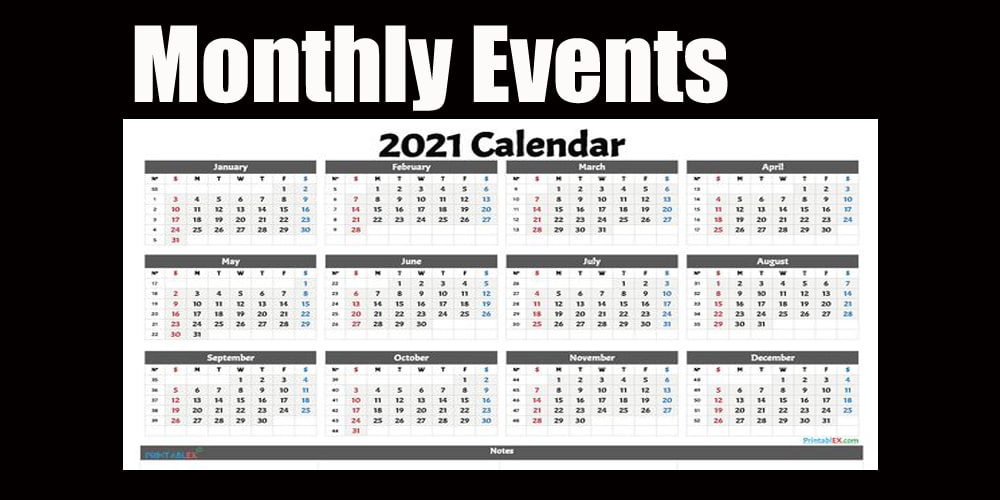 January 2021 Events