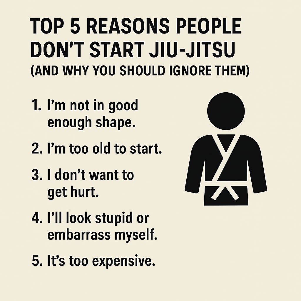 Top 5 Reasons People Don’t Start Jiu-Jitsu (And Why You Should Ignore Them), By Jason Strickland, Jiu Jitsu Black Belt, Legion Jiu Jitsu in Hendersonville | Legion Jiu Jitsu
