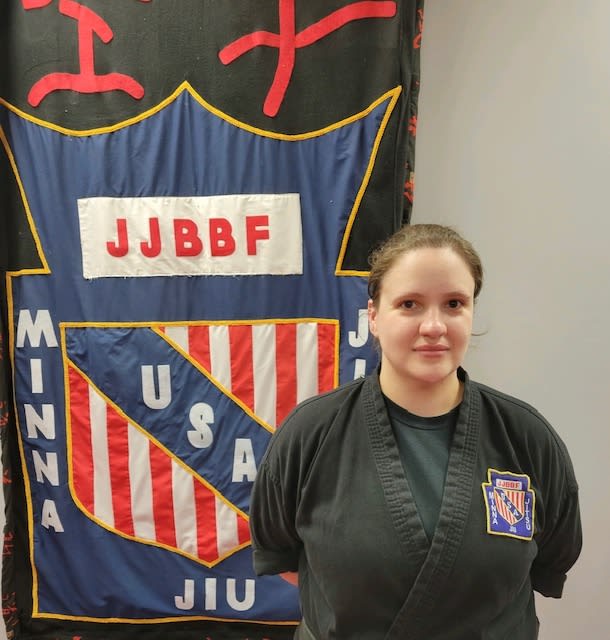 Instructor Sarah Harvey with Mayfield Academy of Self-Defense