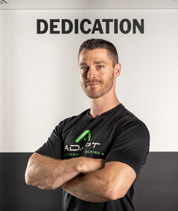 Trainer Dr Andrew Cook PT, DPT, CSCS, BFRc, FDN with Adapt Performance & Training