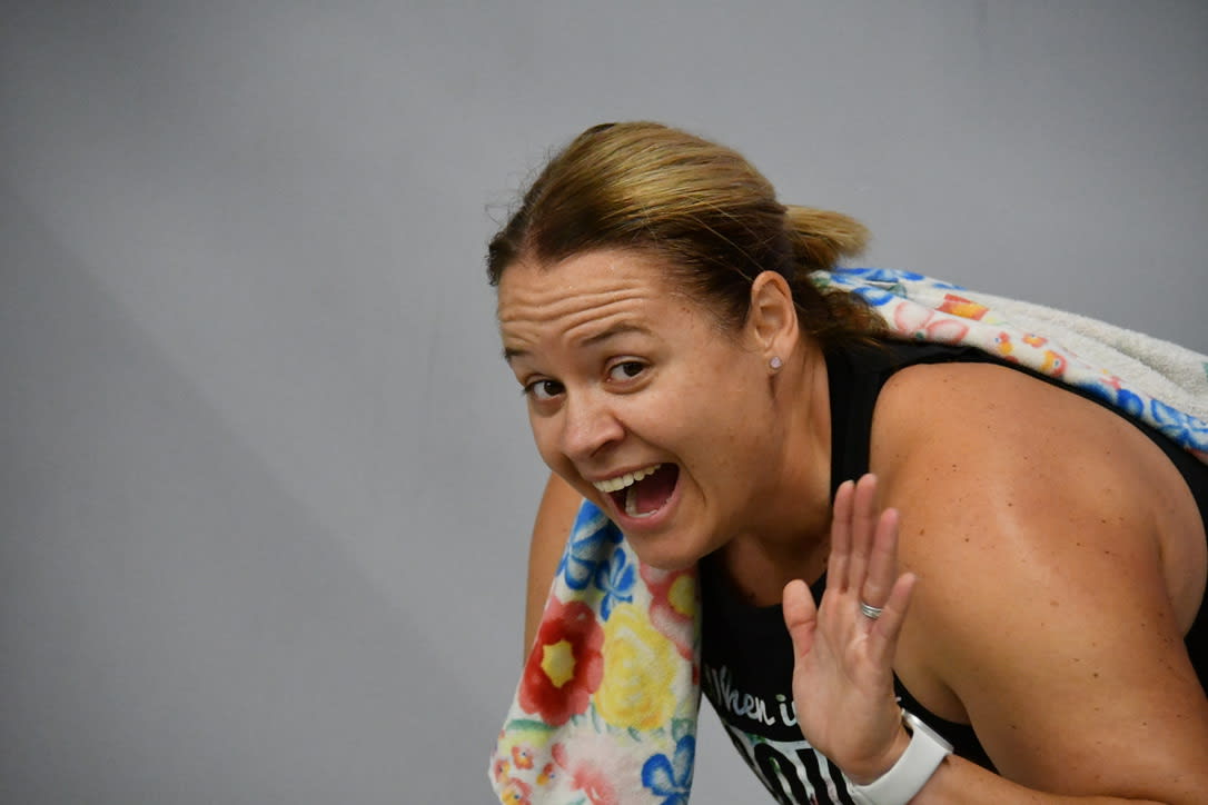 Trainer Emily Bryers with SIN Fitness