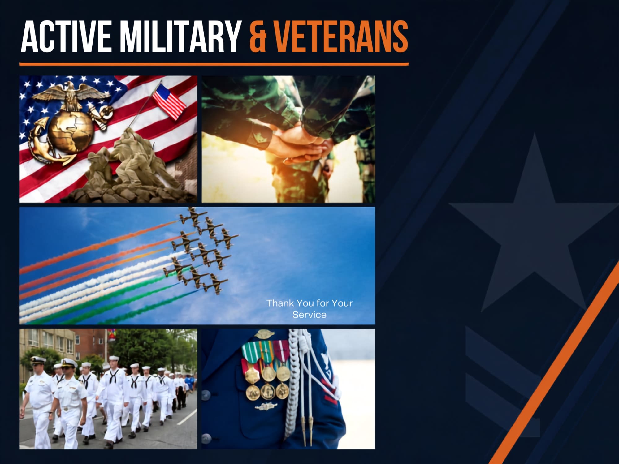 Active Military & Veterans Discount in Kingwood