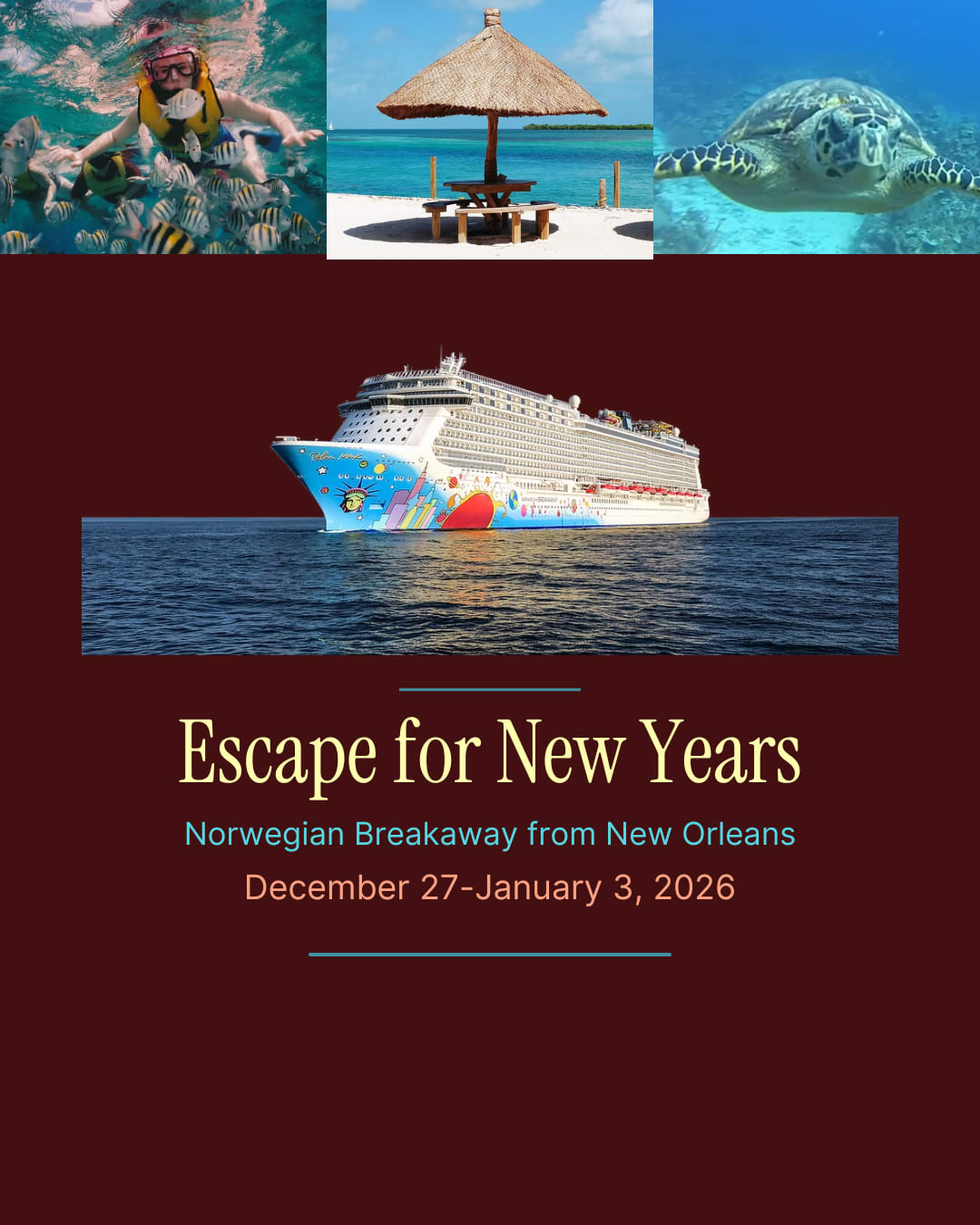 New Years at Sea in Kingwood