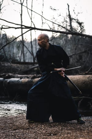 students in Martial Arts Sword Training  in East Point - Warrior Garden