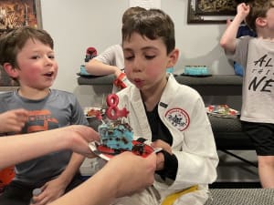 students in Martial Arts Birthday Parties  in Akron - Zahand's Martial Arts
