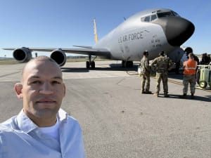 Professor Adam “Smash” Smith Visits Lackland Air Force Base as an Honorary Commander