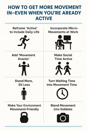 How to Get More Movement In—Even When You’re Already Active