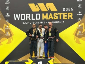 Coach Jewel Wins Silver at IBJJF World Masters Martial Arts Tourney