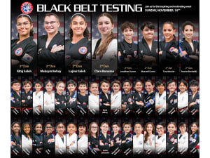 Black Belt Testing Ceremony 2025