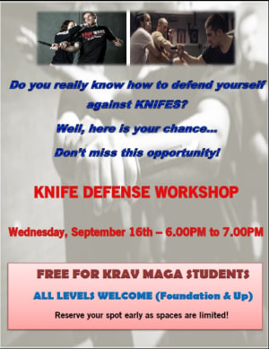 Knife Defense Seminar