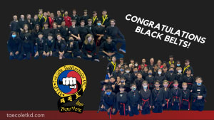 Congratulations to all our black belts that tested this week!