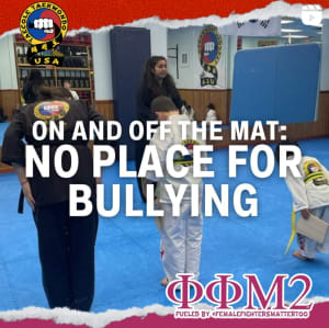 NATIONAL STOP BULLYING DAY - Martial arts instills respect and discipline!