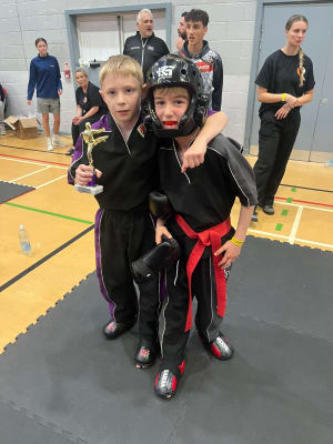 Friends through martial arts 