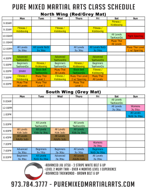 More Classes on the Schedule