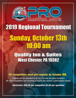 Pro Martial Arts Regional Tournament is coming!