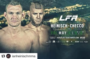 Ian "The Hurricane" Heinisch FIGHT ANNOUNCEMENT! LFA: Legacy Fighting Alliance Middleweight Championship in Vail, CO 5/4 - live on AXS TV Fights!!!!