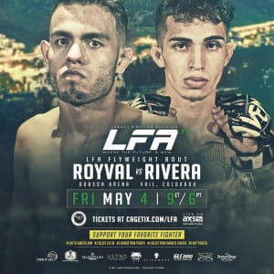 Brandon Royval is LFA: Legacy Fighting Alliance poster official!!!! Fight is in Vail, CO - buy tickets at Cagetix.com or watch live on AXS TV Fights!   