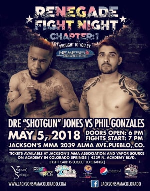 Phil Gonzalez FIGHT ANNOUNCEMENT! Phil’s back in the cage 5/5 for Nemesis Promotions | Jackson's MMA Assoc. Colorado!   