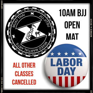 LABOR DAY SCHEDULE 