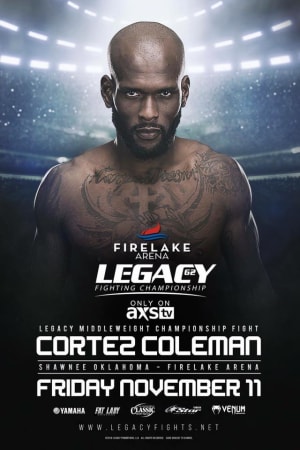 Cortez fights for the Legacy Middleweight Title 11/11!