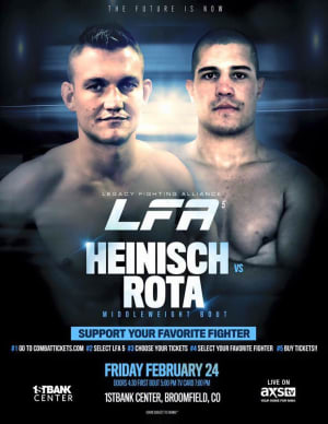 Ian's next fight is for LFA 2/24 at the 1stBank Center!