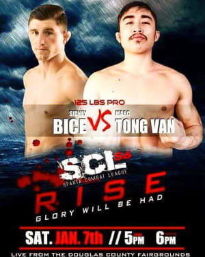 Our first fights of 2017! Be sure to support Sid 1/7!