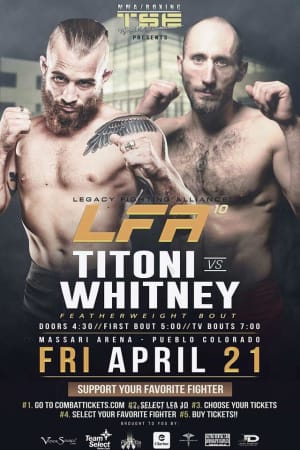 Be sure to get tickets from Jordan for his next fight for LFA/TSE 4/21!