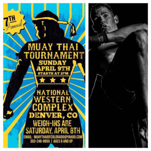 Chris Lockhart will be fighting in the Colorado MTA Muay Thai tournament 4/9!