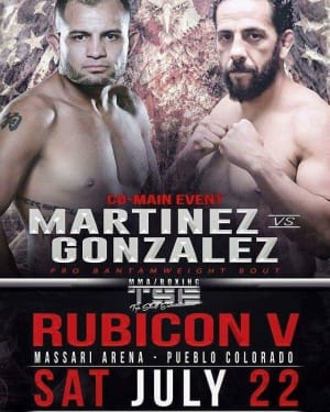 Adam Martinez will be fighting at TSE on 7/22!