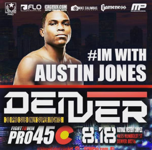 We're with Austin for his F2W BJJ PRO 8/18 at the National Western Complex!
