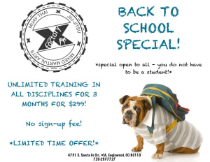 Back to School Special!