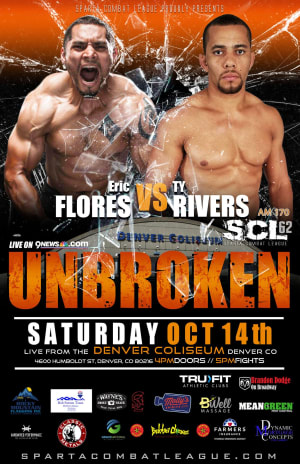 Don't miss Ty Rivers' first fight as an FX'er, Saturday, October 14th at the Denver Coliseum! 